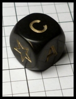 Dice : Dice - Game Dice - Unknown Letter and Star - Ebay Oct 2014